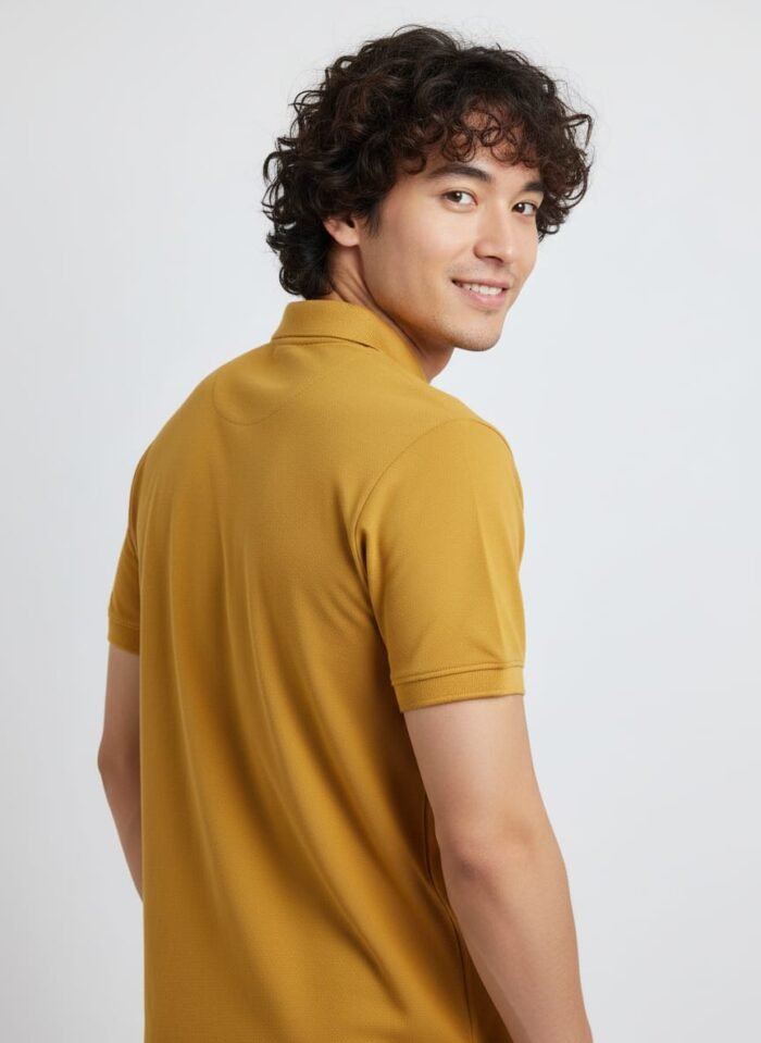 Men polo collar slim fit - Image 4