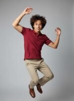 Men polo collar slim fit - Image 4