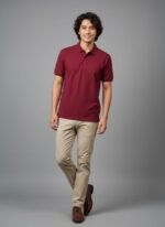 Men polo collar slim fit - Image 3