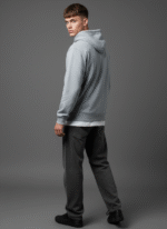 Cotton Fleece Grey Hoodie | Soft, Breathable & Warm Winter Outfit - Image 3
