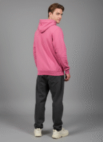 Cotton Fleece Onion Pink Hoodie | Soft, Breathable & Warm Winter Outfit - Image 3