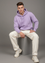 Cotton Fleece Lavender Hoodie | Soft, Breathable & Warm Winter Outfit - Image 6