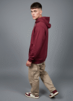 Cotton Fleece Wine Hoodie | Soft, Breathable & Warm Winter Outfit - Image 7