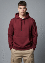 Cotton Fleece Wine Hoodie | Soft, Breathable & Warm Winter Outfit - Image 6