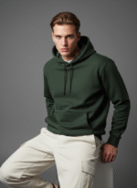 Cotton Fleece Olive Hoodie | Soft, Breathable & Warm Winter Outfit - Image 7
