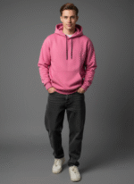Cotton Fleece Onion Pink Hoodie | Soft, Breathable & Warm Winter Outfit - Image 7