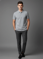 Clothbyte Signature Grey Polo for Men - Image 6