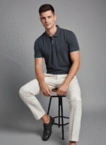 Clothbyte Signature Charcoal Polo for Men - Image 6