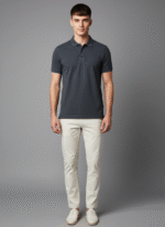 Clothbyte Signature Charcoal Polo for Men - Image 2