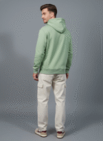 Cotton Fleece Sage green Hoodie | Soft, Breathable & Warm Winter Outfit - Image 7