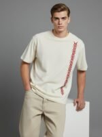 Oversized Off white - star fire - printed t shirt - Image 6