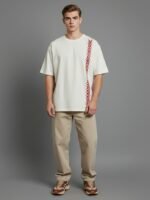 Oversized Off white - star fire - printed t shirt - Image 7