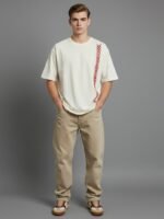 Oversized Off white - star fire - printed t shirt - Image 4