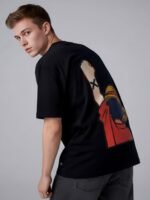 Men Oversized Anime Graphic Printed T-Shirt - Image 8