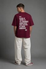 Men Oversized Typography Printed T-Shirt - Image 6